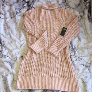 NEW Abercrombie & Fitch Pink Sweater Dress